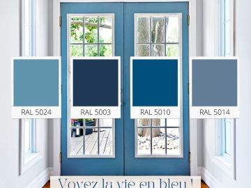 🟦Le bleu : la couleur préférée des français !

Associé à l'apaisement et à la stabilité, le bleu est une couleur qui se marie bien avec les façade blanche,...